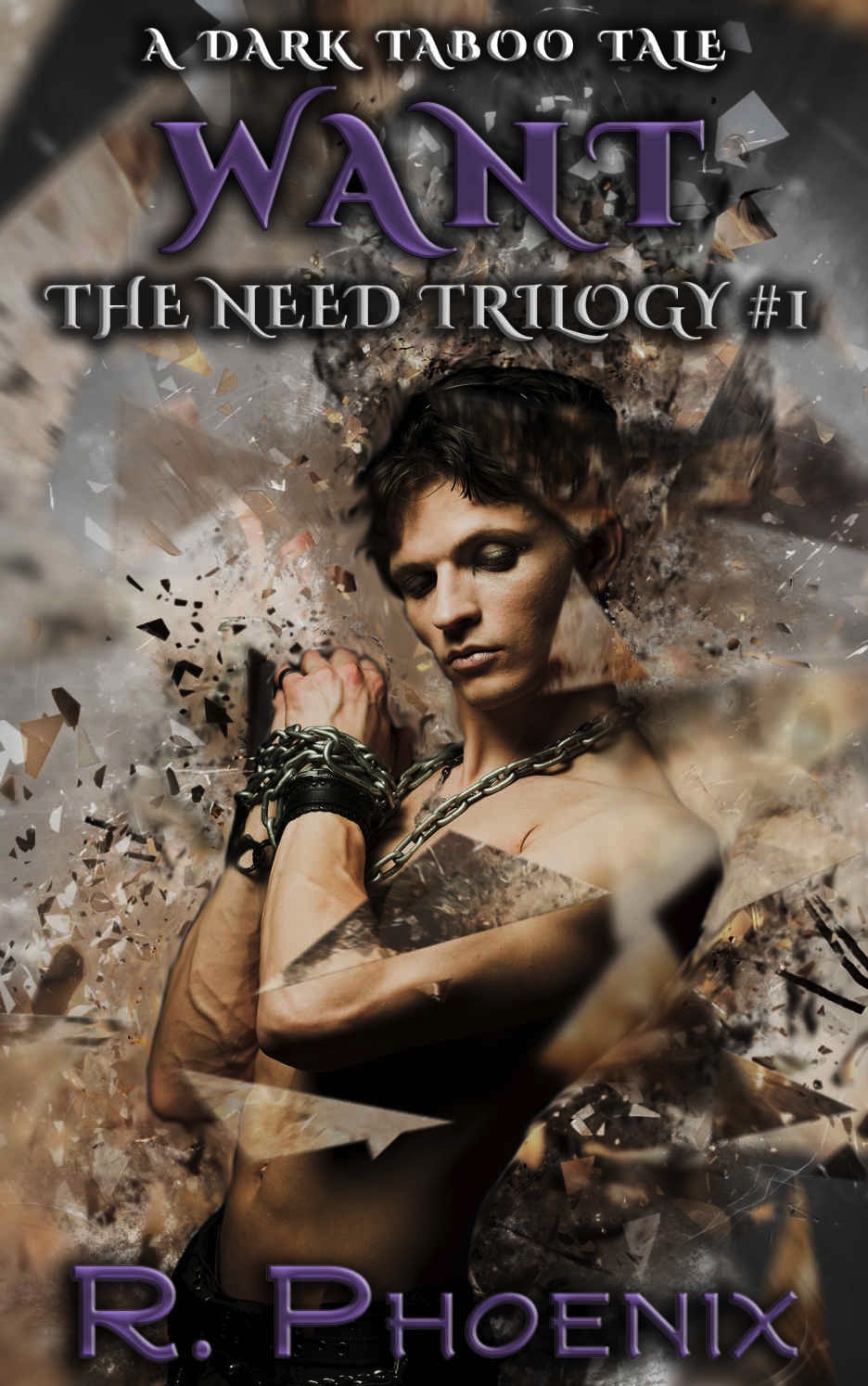 book cover of Want by R. Phoenix, the Need Trilogy #1